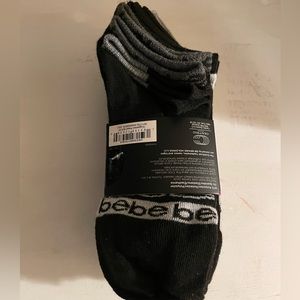 9 pack bebe sport black/grey/white size 4-10